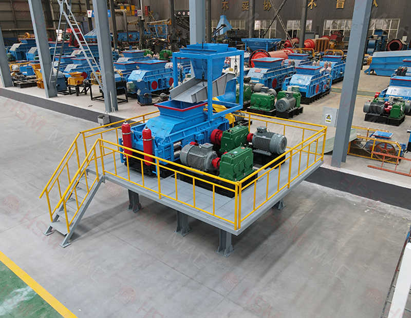 液壓對輥破碎機